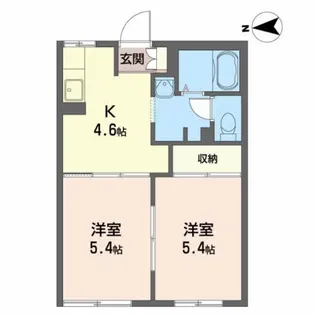 ディアス田園 I【1階】の間取り