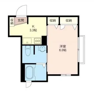 シャルマンドミール新井【2階】の間取り