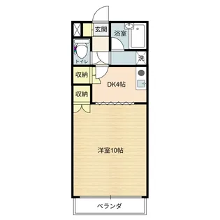 ホワイトメゾン富田【2階】の間取り