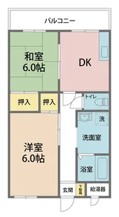 コーポソシアル【3階】の間取り