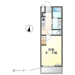シャノアール【1階】の間取り