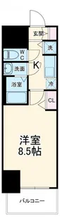 プライムアーバン御堂筋本町【4階】の間取り