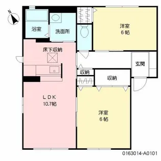 アネックスポラリス A棟【1階】の間取り