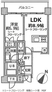 ファインステージ新横浜【3階】の間取り