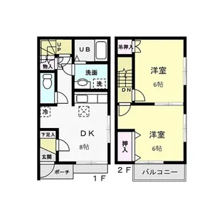 DUPLEX川越の間取り