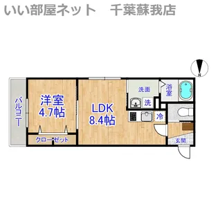 Ajour蘇我06【1階】の間取り