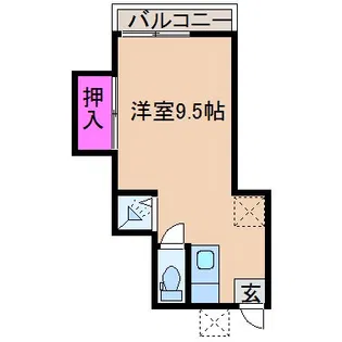 増井荘【2階】の間取り
