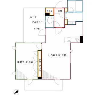 Aui Kugayama The Residence【3階】の間取り
