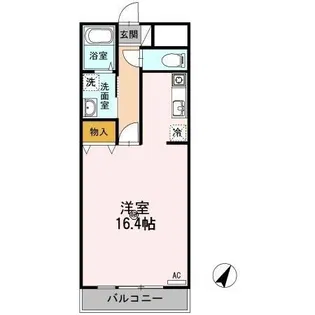 アステラス湯田【4階】の間取り