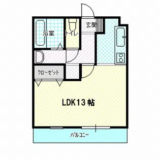ドゥエル・ピュア【3階】の間取り