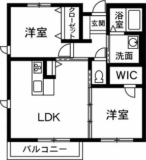 モンレーヴA【1階】の間取り