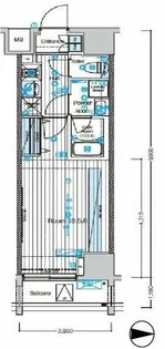 ブライズ方南町【4階】の間取り