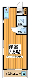 センチュリー泉【1階】の間取り