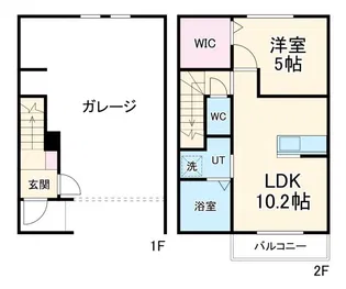 Pergola A棟【2階】の間取り