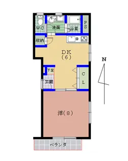 福井県福井市手寄2【マンション】の間取り