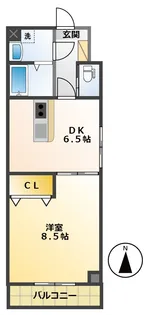 セントセシル【2階】の間取り