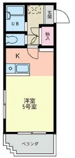 ウイング郡元【4階】の間取り