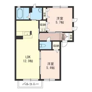 ヌークリアSP【2階】の間取り