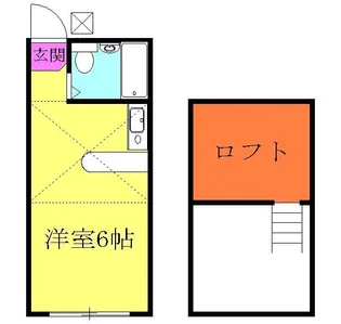 1Rの間取り画像