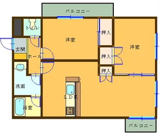 プラウドコート【3階】の間取り
