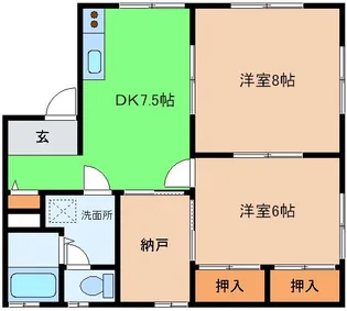 コンフォート I【2階】の間取り