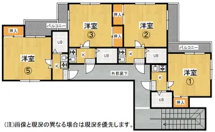 レジオン高岡【1階】の間取り