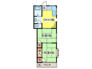 ユ-ハイツ【2階】の間取り