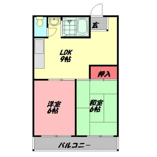 新光永住【3階】の間取り