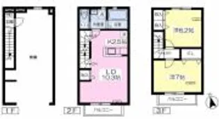 長岡ハイツの間取り