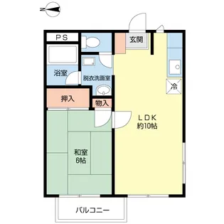 αNEXT高崎第3【2階】の間取り