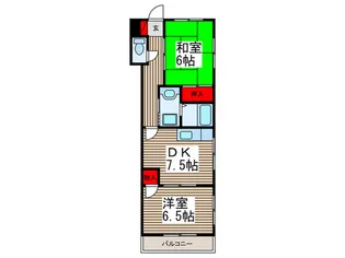 ファミリーハイツ【1階】の間取り