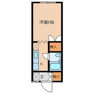 コーポ油田3号棟【2階】の間取り