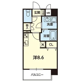 CHAINON春日EAST【3階】の間取り