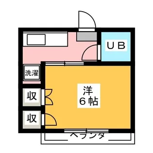 千代田マンション【3階】の間取り