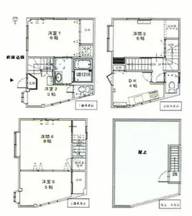 東京都葛飾区新宿5【一戸建】の間取り