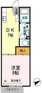 メゾンマキモト【2階】の間取り