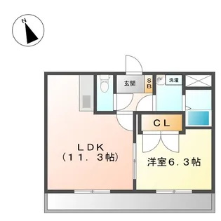 ピアリー【2階】の間取り