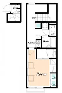 レオパレスクレセント【2階】の間取り