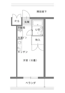 ハーモニー高美II【2階】の間取り