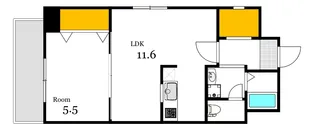 西蟹屋KK【10階】の間取り