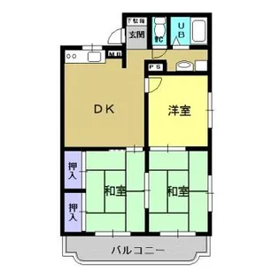 エクセル川元【2階】の間取り