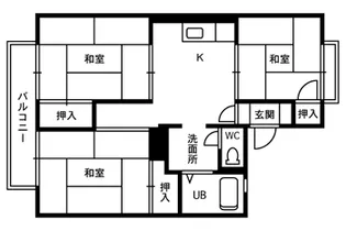 セジュールKII【1階】の間取り