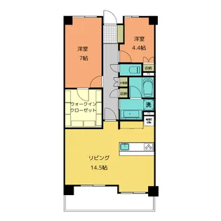 各務原パークホームズ【8階】の間取り