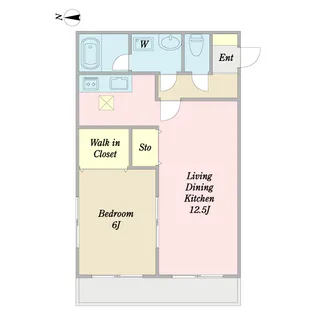 tierra【1階】の間取り