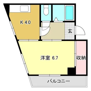 高知県高知市高須東町【マンション】の間取り