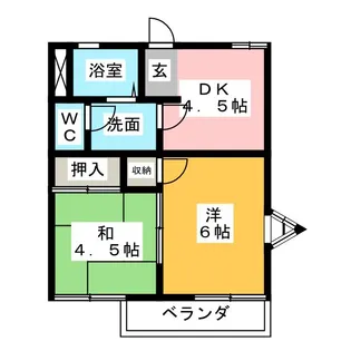 SAKYO大坪町【2階】の間取り