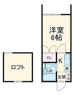 第2クローバーハイツ【1階】の間取り