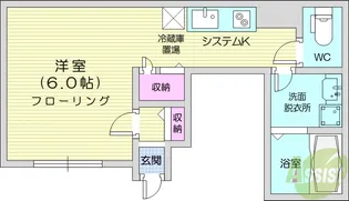 荒町Ave.【1階】の間取り
