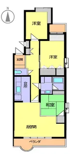 3LDKの間取り画像