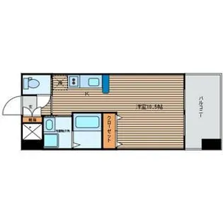 スクエア泉中央【5階】の間取り